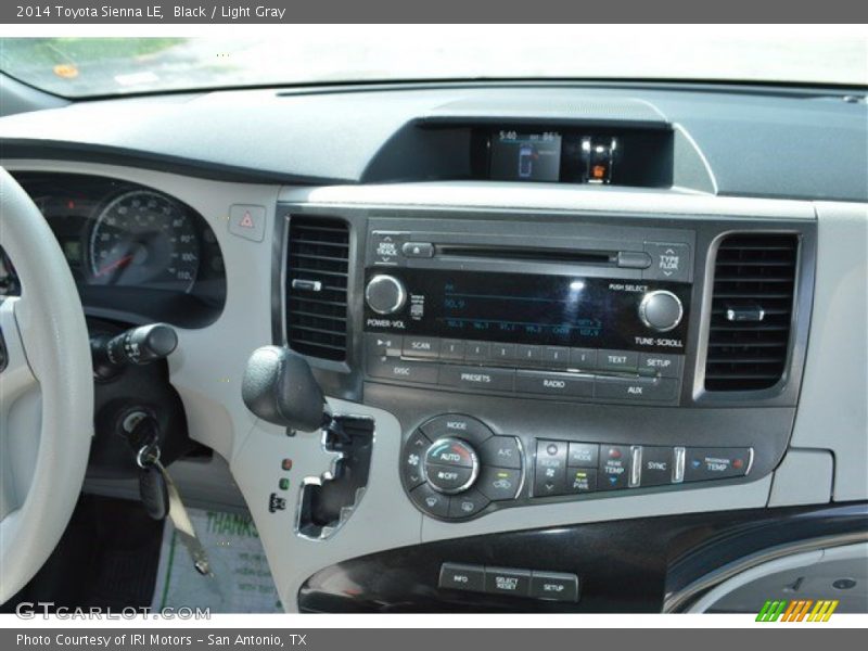 Black / Light Gray 2014 Toyota Sienna LE