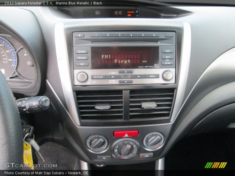 Marine Blue Metallic / Black 2012 Subaru Forester 2.5 X
