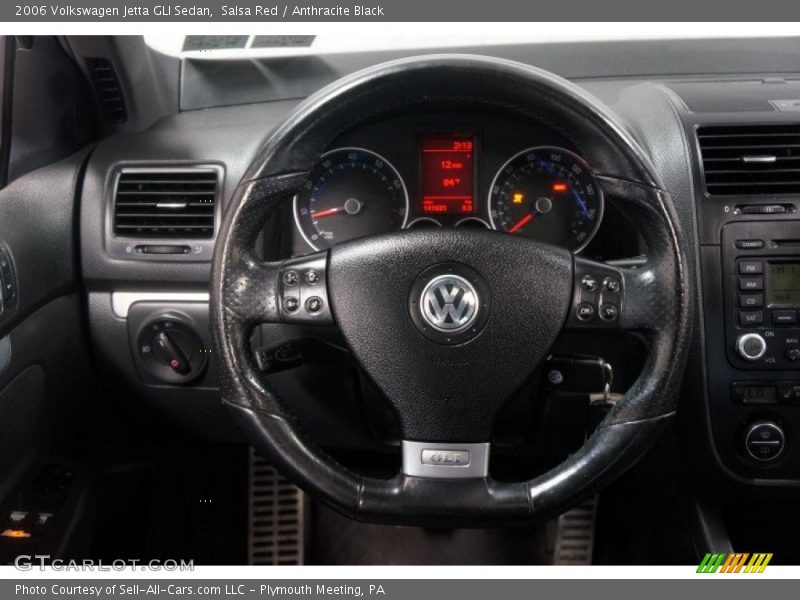 Salsa Red / Anthracite Black 2006 Volkswagen Jetta GLI Sedan