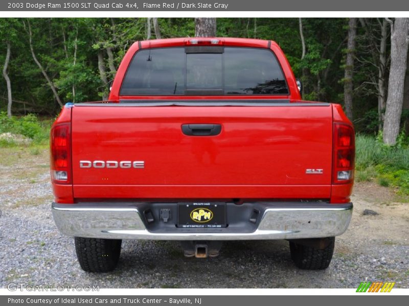 Flame Red / Dark Slate Gray 2003 Dodge Ram 1500 SLT Quad Cab 4x4