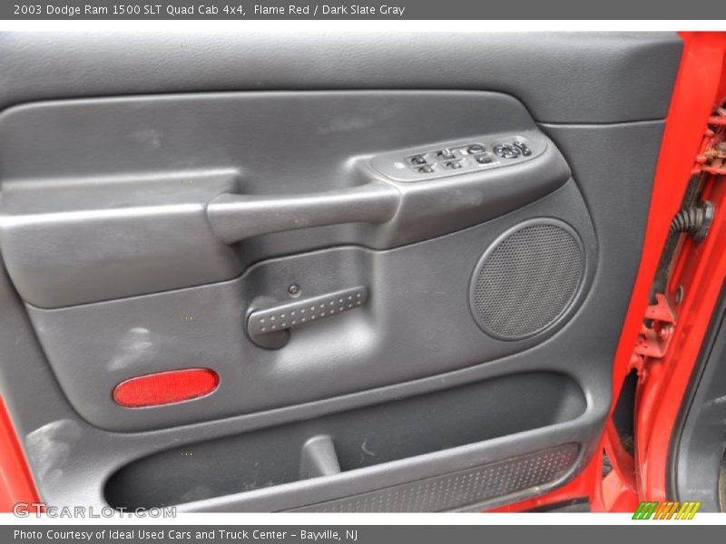 Flame Red / Dark Slate Gray 2003 Dodge Ram 1500 SLT Quad Cab 4x4