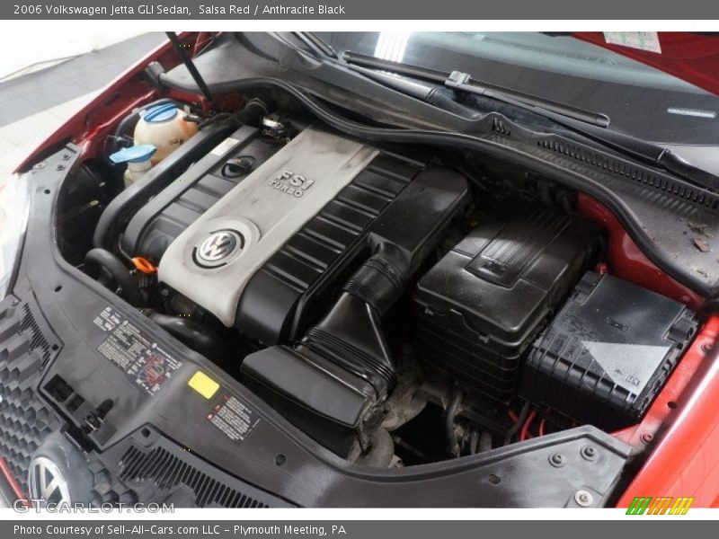 Salsa Red / Anthracite Black 2006 Volkswagen Jetta GLI Sedan