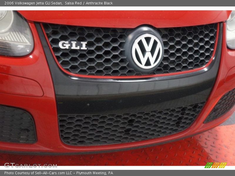 Salsa Red / Anthracite Black 2006 Volkswagen Jetta GLI Sedan