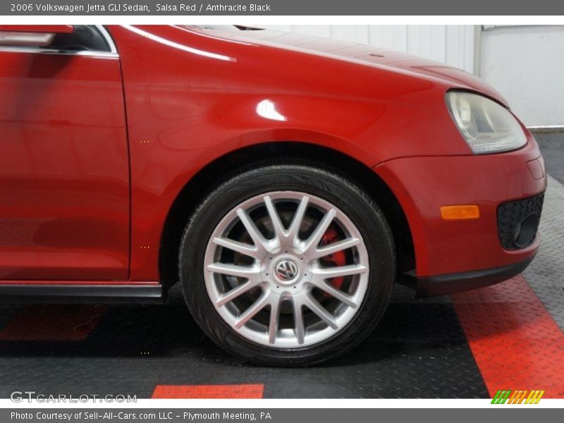 Salsa Red / Anthracite Black 2006 Volkswagen Jetta GLI Sedan