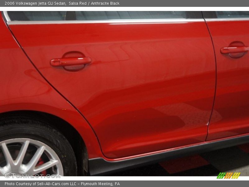 Salsa Red / Anthracite Black 2006 Volkswagen Jetta GLI Sedan