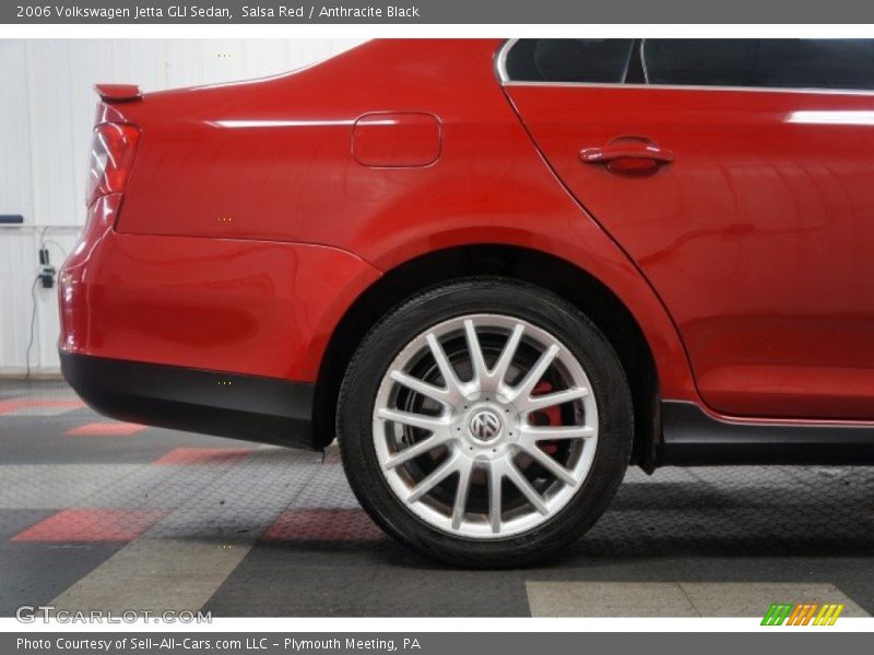 Salsa Red / Anthracite Black 2006 Volkswagen Jetta GLI Sedan