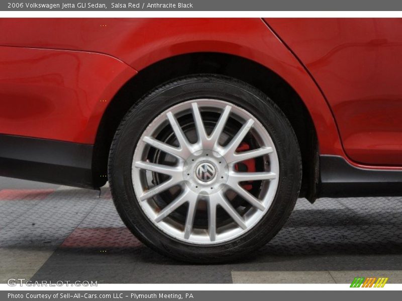 Salsa Red / Anthracite Black 2006 Volkswagen Jetta GLI Sedan