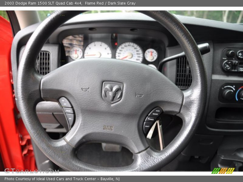 Flame Red / Dark Slate Gray 2003 Dodge Ram 1500 SLT Quad Cab 4x4