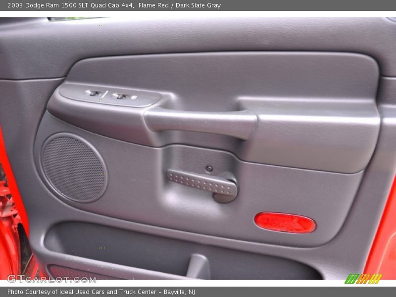 Flame Red / Dark Slate Gray 2003 Dodge Ram 1500 SLT Quad Cab 4x4