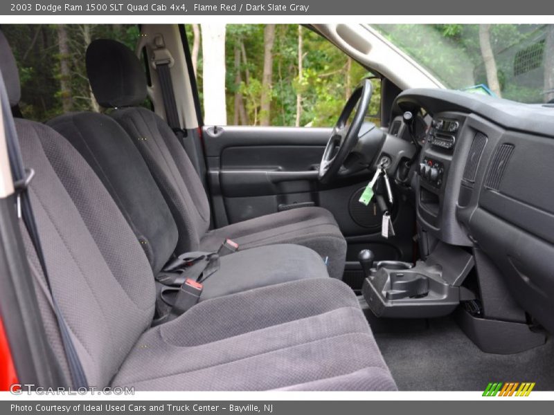 Flame Red / Dark Slate Gray 2003 Dodge Ram 1500 SLT Quad Cab 4x4