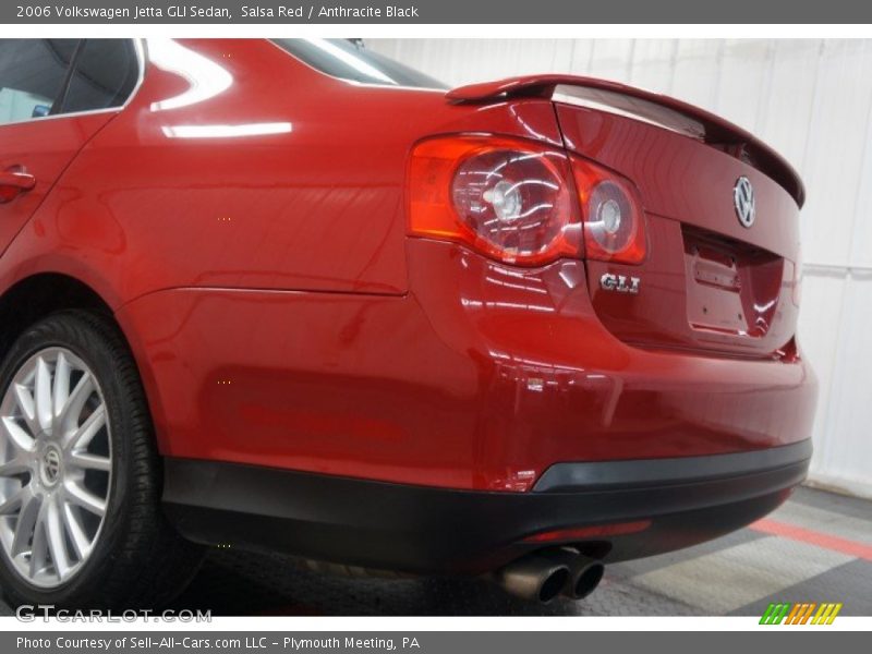 Salsa Red / Anthracite Black 2006 Volkswagen Jetta GLI Sedan