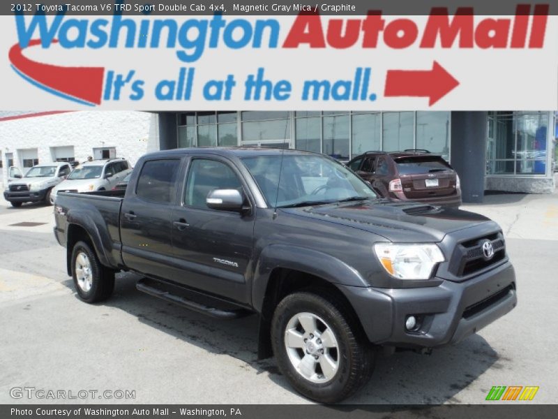 Magnetic Gray Mica / Graphite 2012 Toyota Tacoma V6 TRD Sport Double Cab 4x4