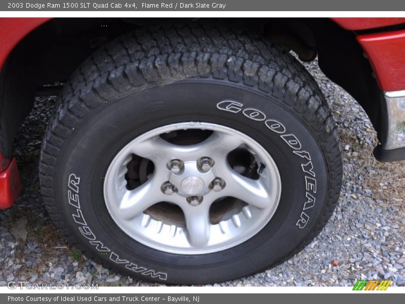 Flame Red / Dark Slate Gray 2003 Dodge Ram 1500 SLT Quad Cab 4x4