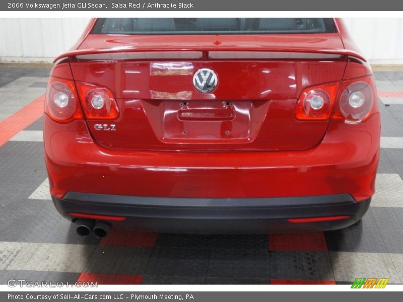 Salsa Red / Anthracite Black 2006 Volkswagen Jetta GLI Sedan