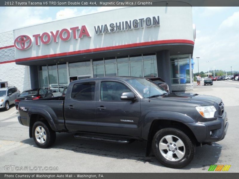 Magnetic Gray Mica / Graphite 2012 Toyota Tacoma V6 TRD Sport Double Cab 4x4