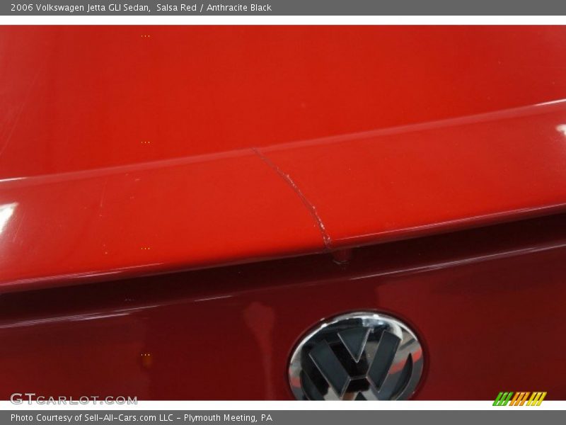 Salsa Red / Anthracite Black 2006 Volkswagen Jetta GLI Sedan