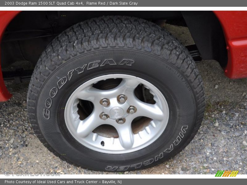 Flame Red / Dark Slate Gray 2003 Dodge Ram 1500 SLT Quad Cab 4x4