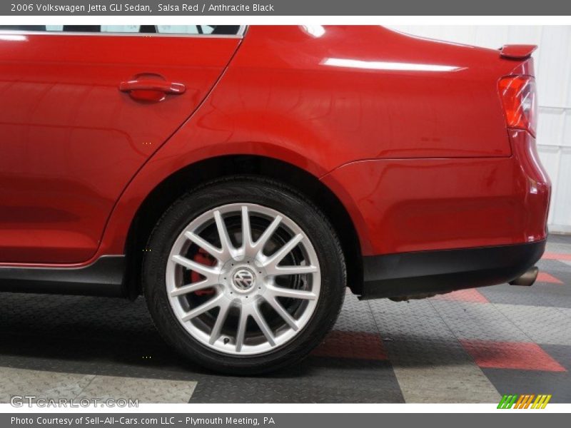 Salsa Red / Anthracite Black 2006 Volkswagen Jetta GLI Sedan