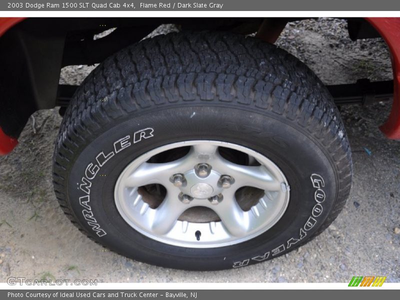 Flame Red / Dark Slate Gray 2003 Dodge Ram 1500 SLT Quad Cab 4x4