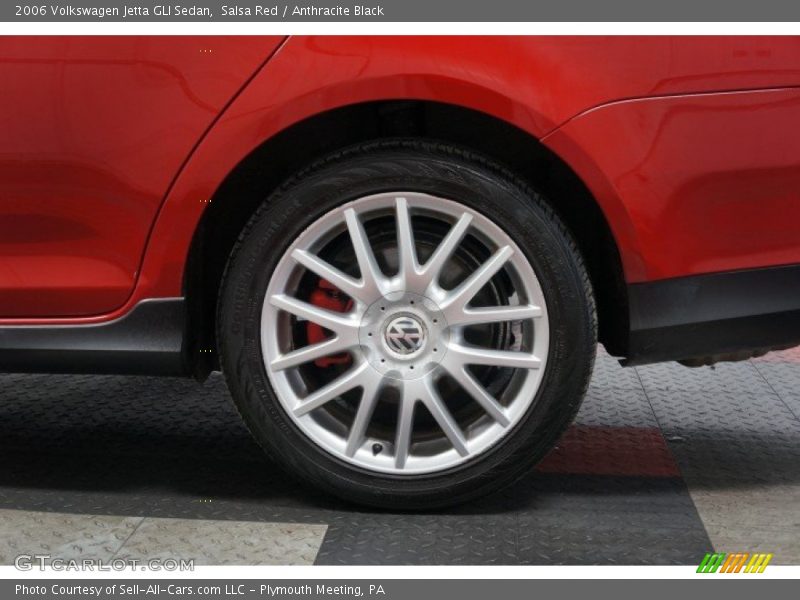 Salsa Red / Anthracite Black 2006 Volkswagen Jetta GLI Sedan
