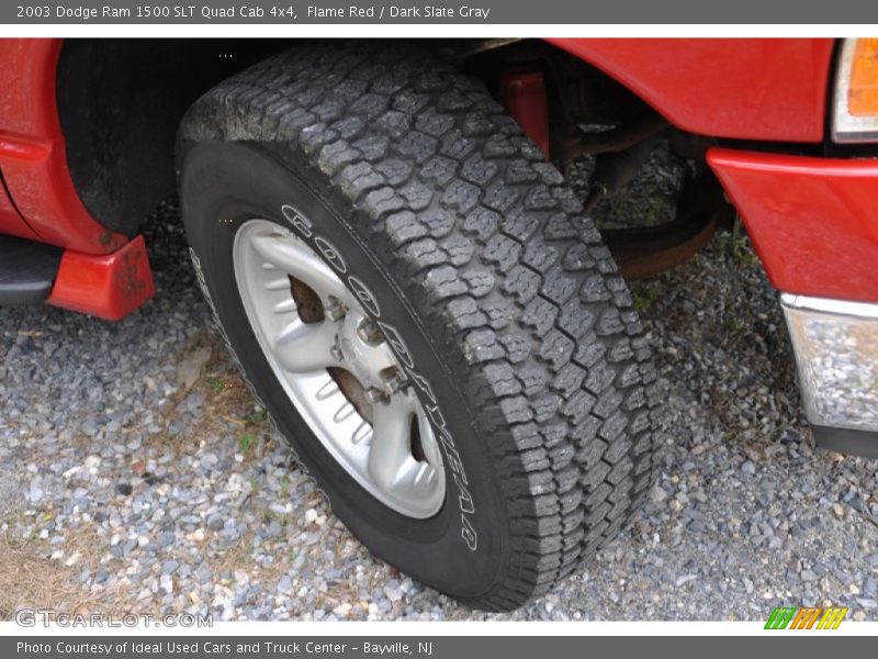 Flame Red / Dark Slate Gray 2003 Dodge Ram 1500 SLT Quad Cab 4x4