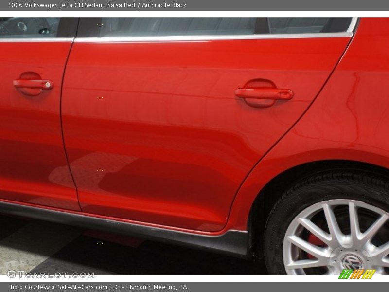 Salsa Red / Anthracite Black 2006 Volkswagen Jetta GLI Sedan