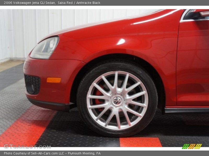 Salsa Red / Anthracite Black 2006 Volkswagen Jetta GLI Sedan