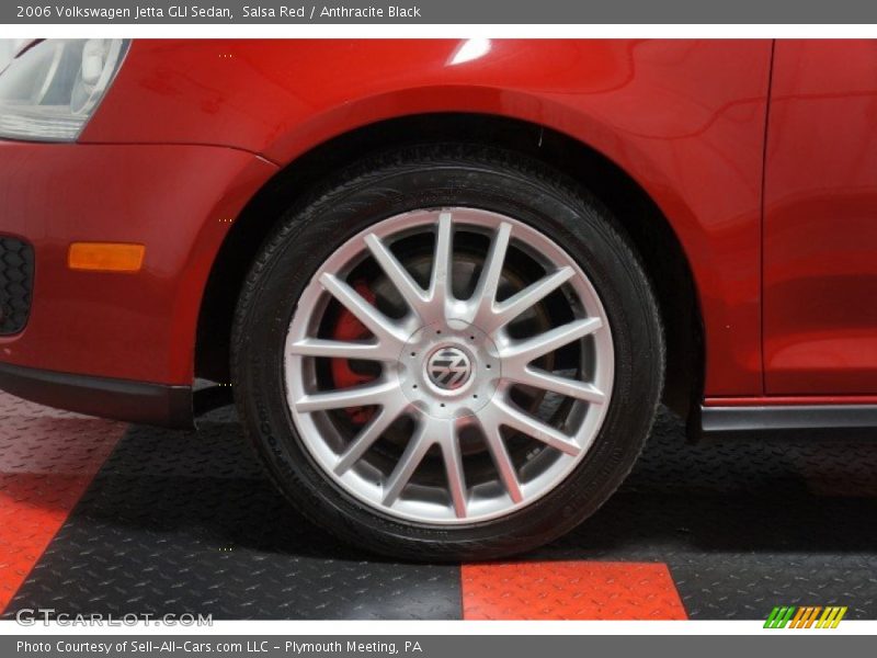 Salsa Red / Anthracite Black 2006 Volkswagen Jetta GLI Sedan