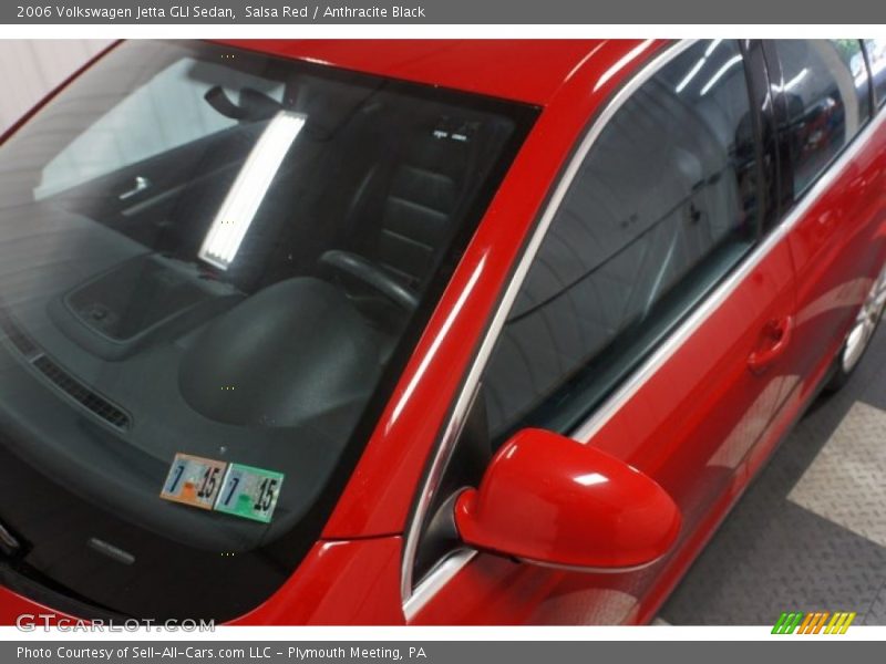 Salsa Red / Anthracite Black 2006 Volkswagen Jetta GLI Sedan