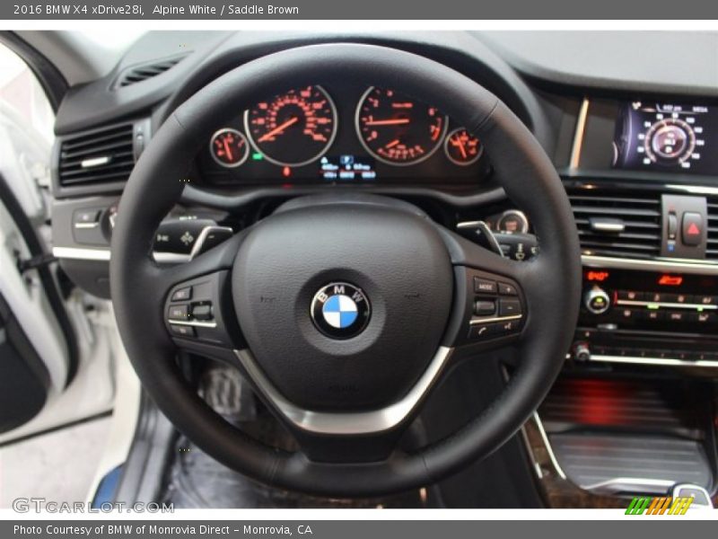 Alpine White / Saddle Brown 2016 BMW X4 xDrive28i