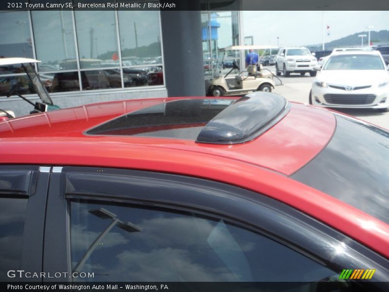 Barcelona Red Metallic / Black/Ash 2012 Toyota Camry SE