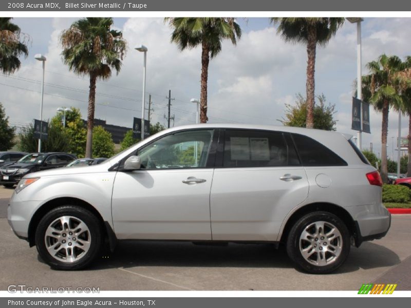 Billet Silver Metallic / Taupe 2008 Acura MDX