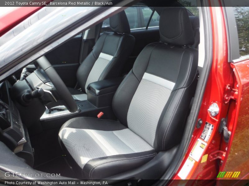 Barcelona Red Metallic / Black/Ash 2012 Toyota Camry SE
