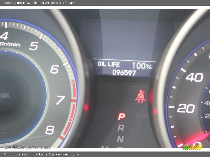 Billet Silver Metallic / Taupe 2008 Acura MDX