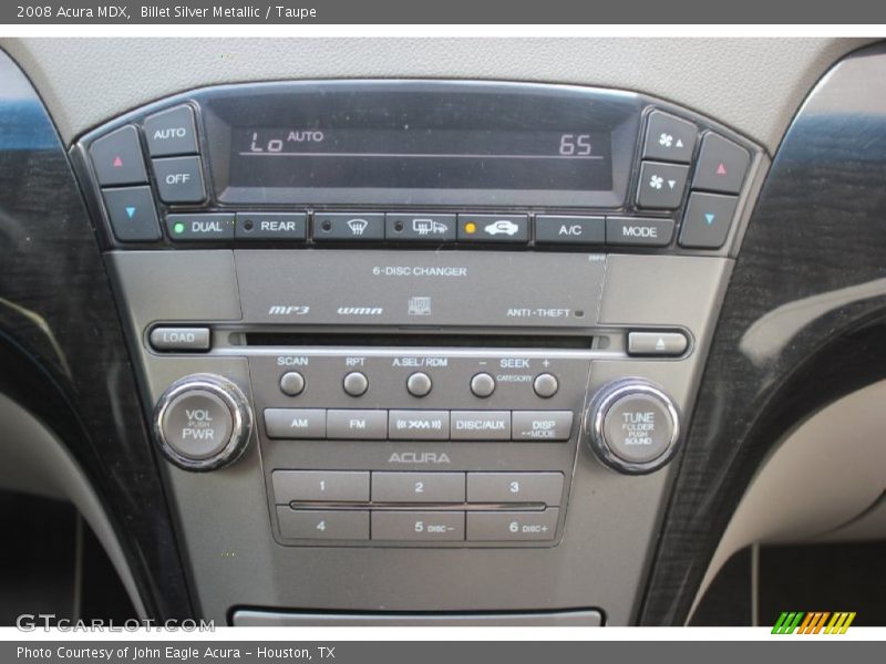 Billet Silver Metallic / Taupe 2008 Acura MDX