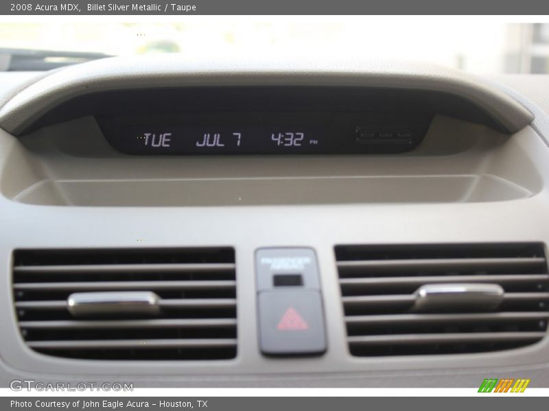 Billet Silver Metallic / Taupe 2008 Acura MDX