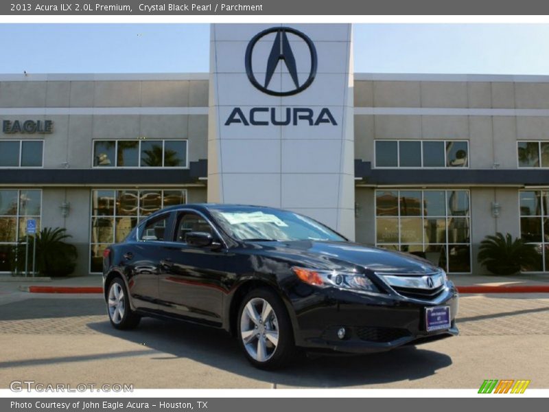 Crystal Black Pearl / Parchment 2013 Acura ILX 2.0L Premium