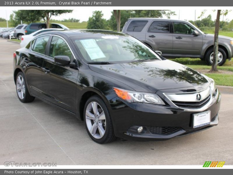 Crystal Black Pearl / Parchment 2013 Acura ILX 2.0L Premium