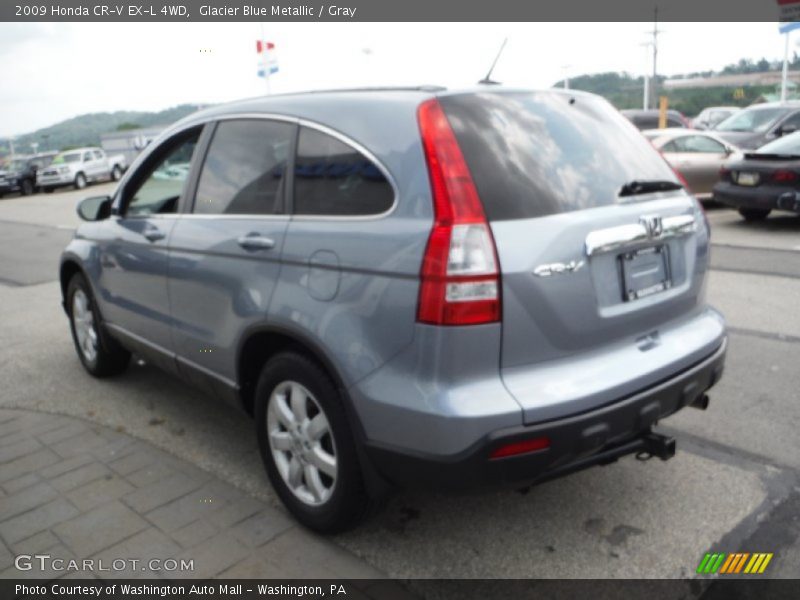 Glacier Blue Metallic / Gray 2009 Honda CR-V EX-L 4WD