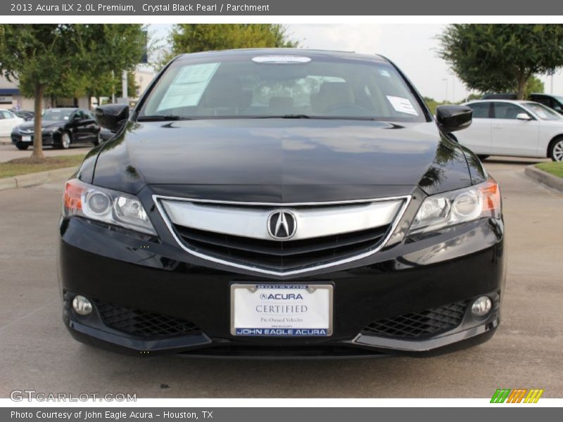Crystal Black Pearl / Parchment 2013 Acura ILX 2.0L Premium