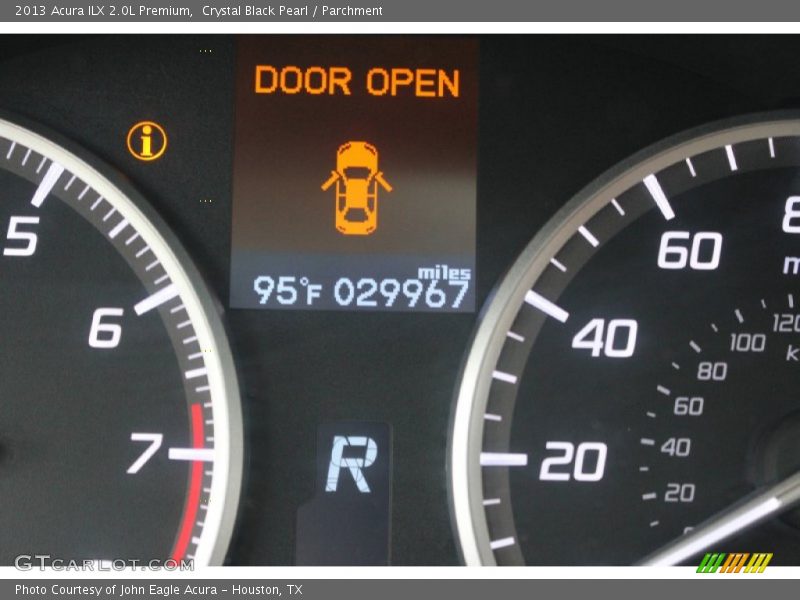 Crystal Black Pearl / Parchment 2013 Acura ILX 2.0L Premium