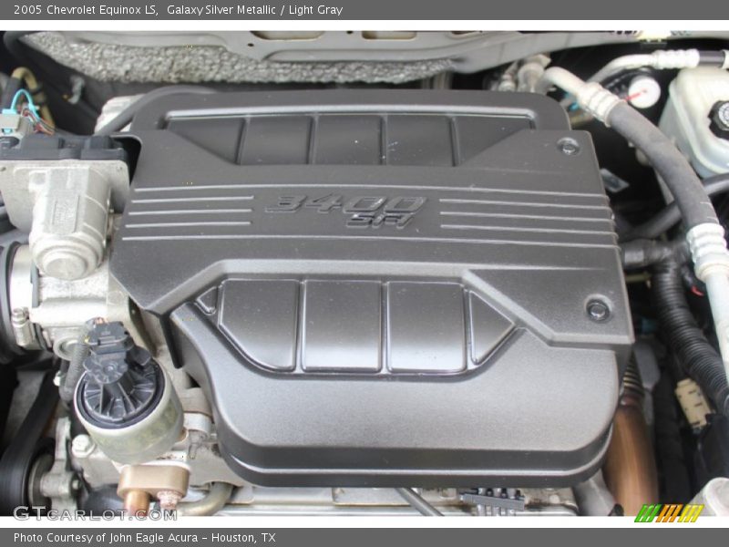 Galaxy Silver Metallic / Light Gray 2005 Chevrolet Equinox LS