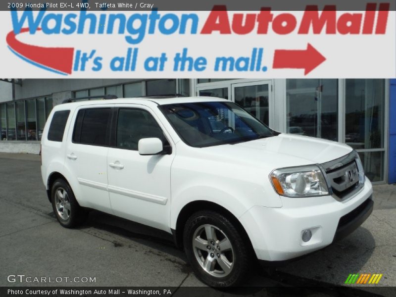 Taffeta White / Gray 2009 Honda Pilot EX-L 4WD