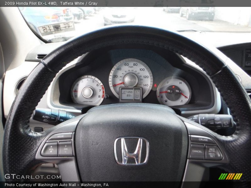 Taffeta White / Gray 2009 Honda Pilot EX-L 4WD