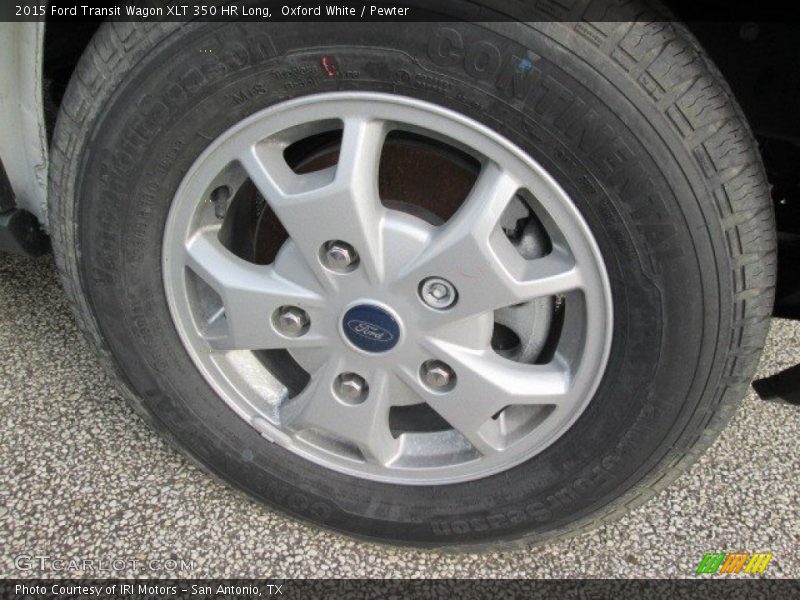 Oxford White / Pewter 2015 Ford Transit Wagon XLT 350 HR Long