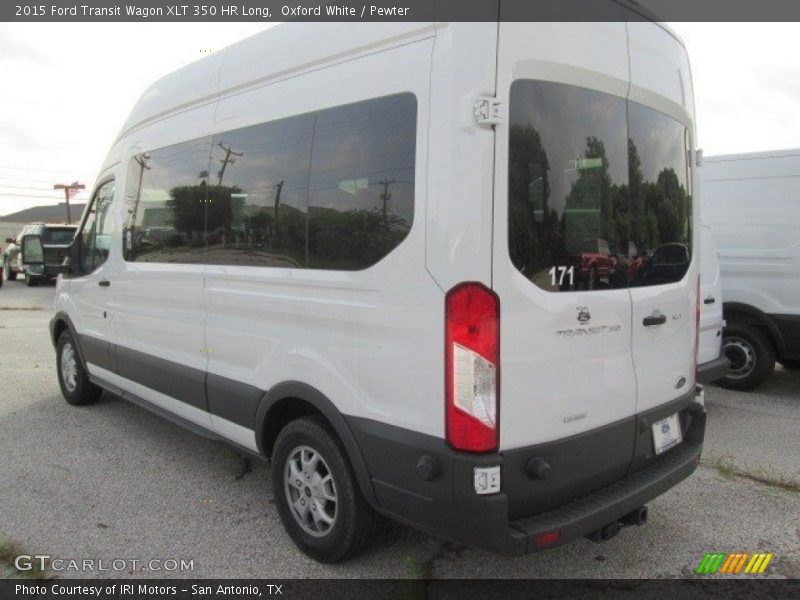 Oxford White / Pewter 2015 Ford Transit Wagon XLT 350 HR Long