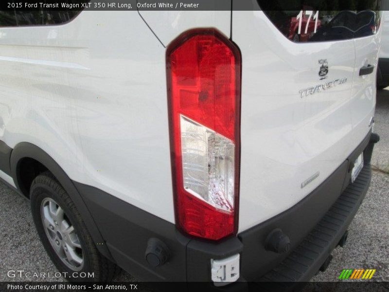 Oxford White / Pewter 2015 Ford Transit Wagon XLT 350 HR Long