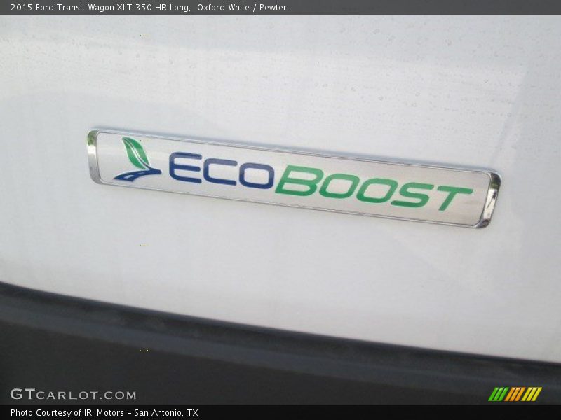 Oxford White / Pewter 2015 Ford Transit Wagon XLT 350 HR Long