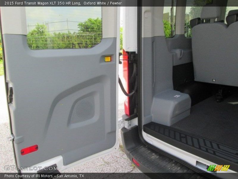 Oxford White / Pewter 2015 Ford Transit Wagon XLT 350 HR Long