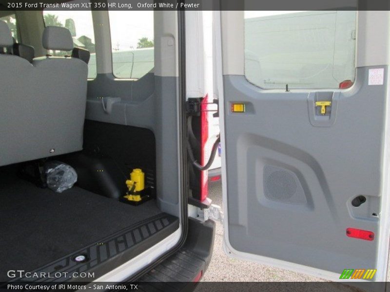 Oxford White / Pewter 2015 Ford Transit Wagon XLT 350 HR Long